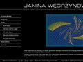 Janina Węgrzynowska, malarstwo, op-art