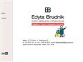 Edyta Brudnik - kursy, szkolenia, konsultacje