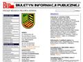 Biuletyn Informacji Publicznej, Urząd Miasta Piława Górna