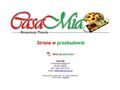 CasaMia, Restauracja Pizzeria