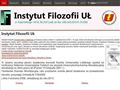 Instytut Filozofii Uniwersytetu Łódzkiego